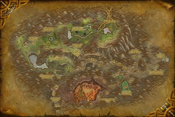 Full WoW Map