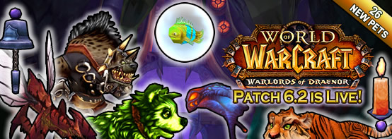 Patch 6.2 is Live New Pets Legendary Boss Pets and More