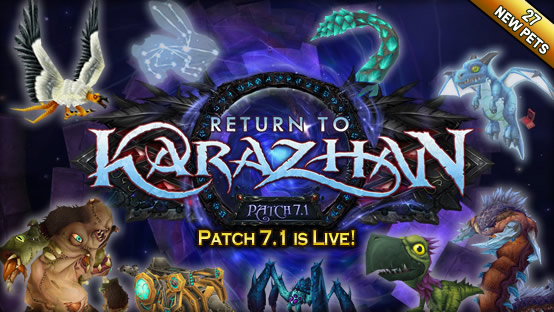 Patch 7.1 - 27 new pets