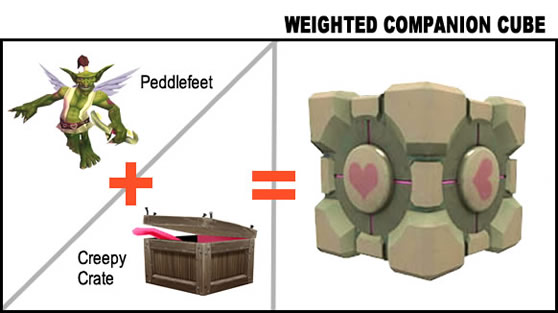 New species: Weighted Companion Cube