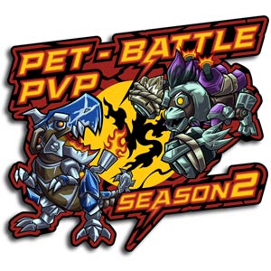 Pet Battle PVP Tournament Season 2 enamel pin artwork